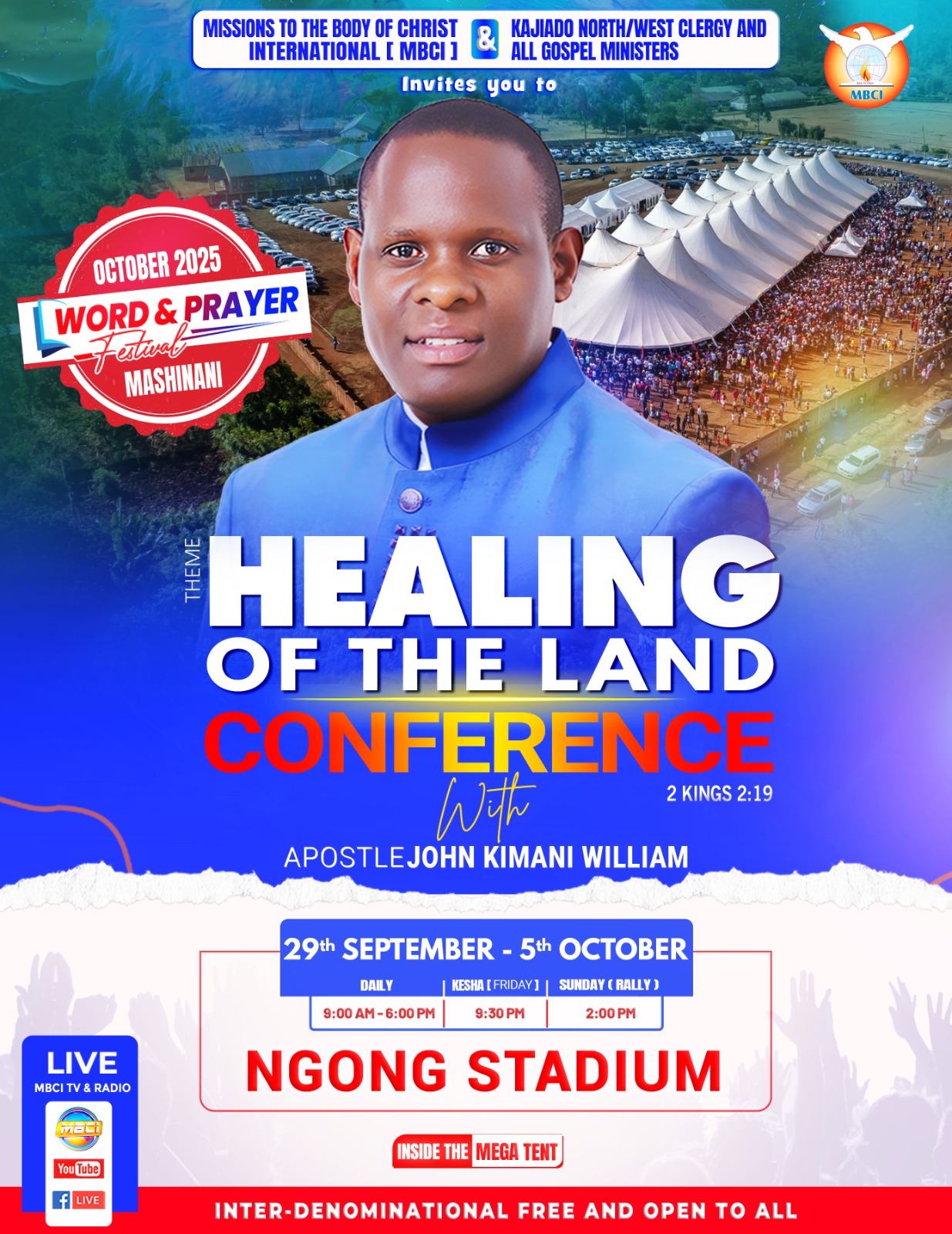 MISSIONS TO THE BODY OF CHRIST INTERNATIONAL [MBCI] , KAJIADO NORTH/WEST CLERGY AND ALL GOSPEL MINISTERS